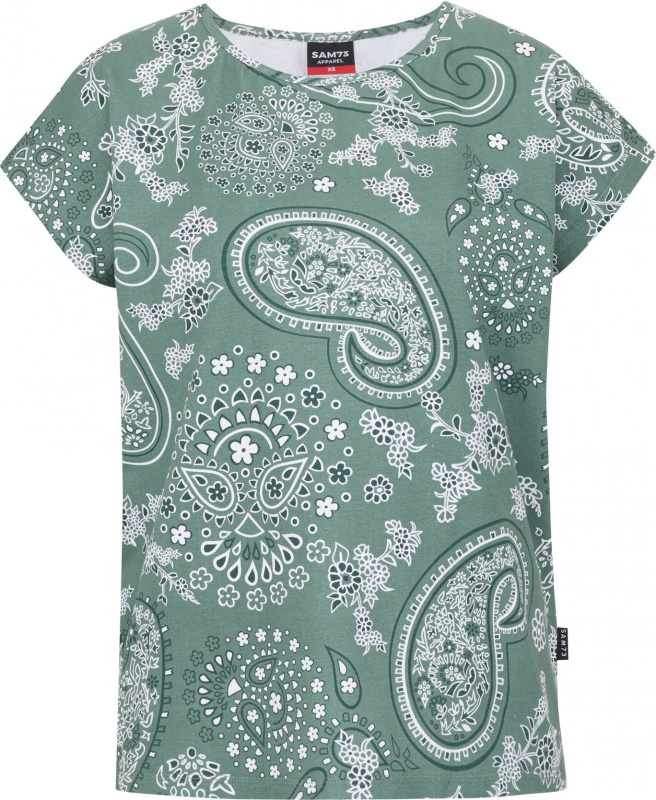 Sam 73 Dámské bavlněné triko SAM73 Margarita zelené Velikost: M
