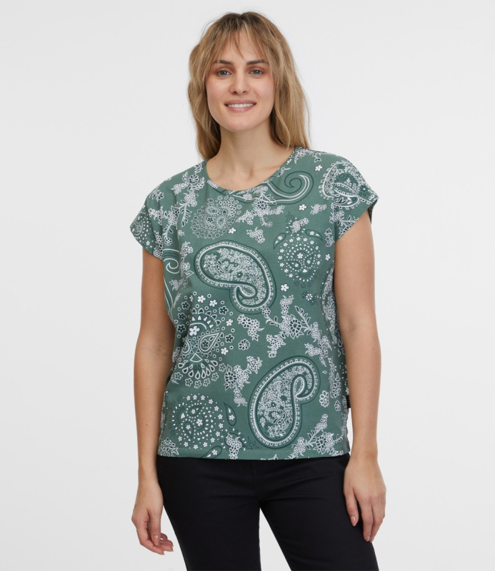 Sam 73 Dámské bavlněné triko SAM73 Margarita zelené Velikost: 3XL