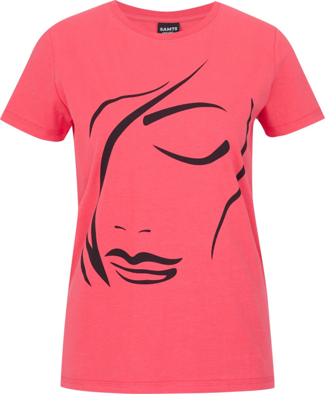 Sam 73 Dámské bavlněné triko SAM73 Marianela červené Velikost: XS