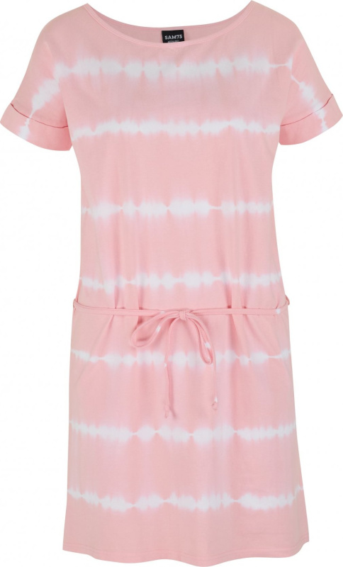 Sam 73 Dámské bavlněné šaty SAM73 Raquel růžové Velikost: 2XL