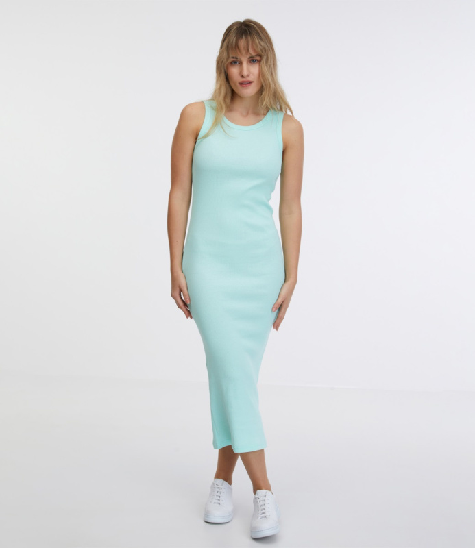 Sam 73 Dámské bavlněné šaty SAM73 Rita zelené Velikost: L