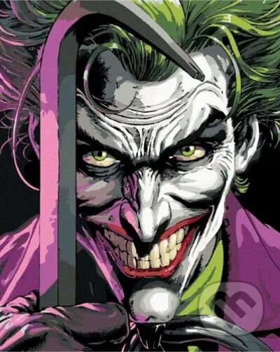 Malování podle čísel: Batman - Joker s páčidlem (40 x 50 cm)