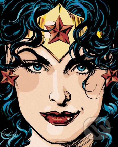 Malování podle čísel: Wonder Woman - PREBAL KOMIKSU