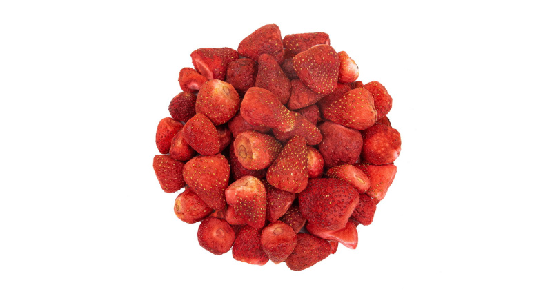 Jahody lyofilizované celé váha 9kg