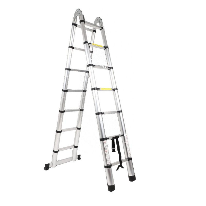 Asist Alu teleskopický žebřík-štafle AR99-6440, 7+7 stupňů, 4,4 m