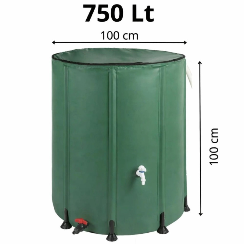 ASIST smart garden Skládací sud na vodu 750L