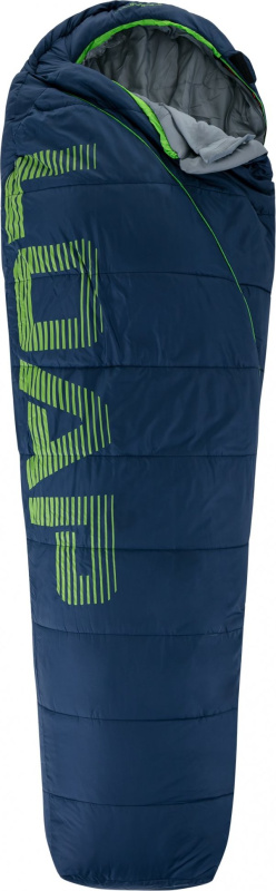 Mumiový spací pytel LOAP Illimani modrá/zelená Velikost: R