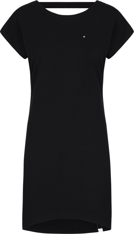 Dámské bavlněné šaty LOAP Abnera Černá Velikost: XS
