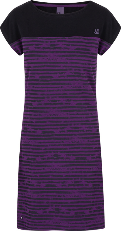 Dámské bavlněné šaty LOAP Abyss Černá Velikost: XS