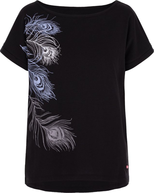 Dámské bavlněné triko LOAP Barbora Černá Velikost: M