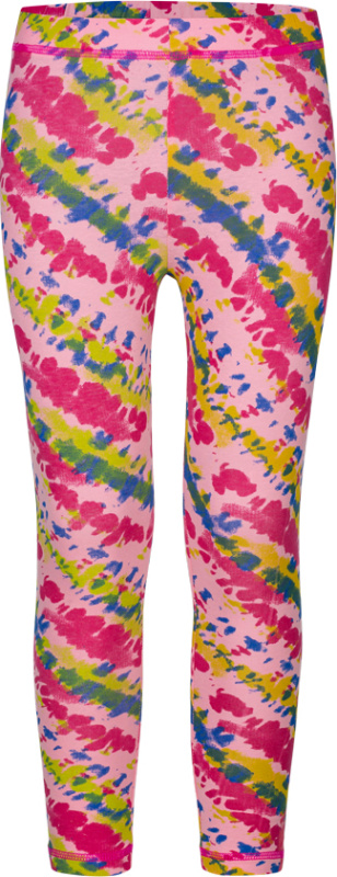 Dívčí bavlněné legíny LOAP Bykala Růžová/Mix Velikost: 122/128