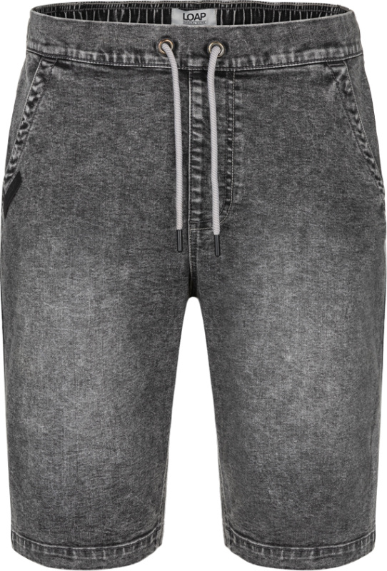 Pánské denim kraťasy LOAP Denis šedá Velikost: S