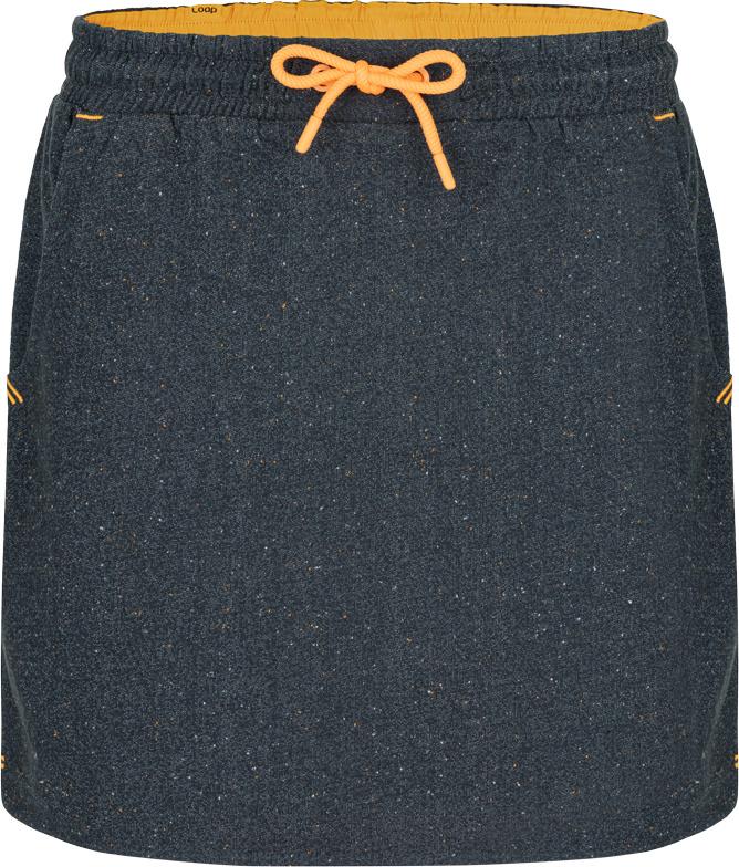 Dámská sportovní sukně LOAP Edena Tmavě šedá/Oranžová Velikost: L
