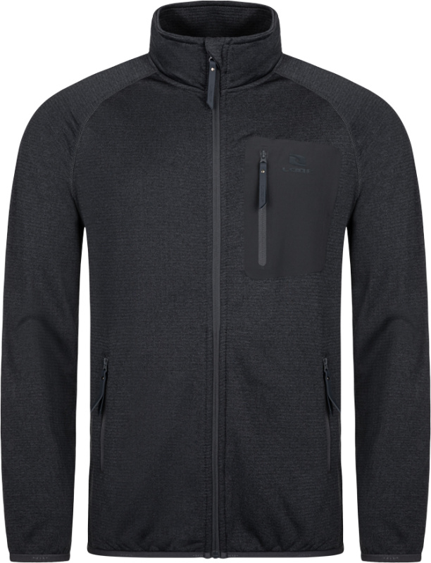 Pánská mikina LOAP Motol černá Velikost: M