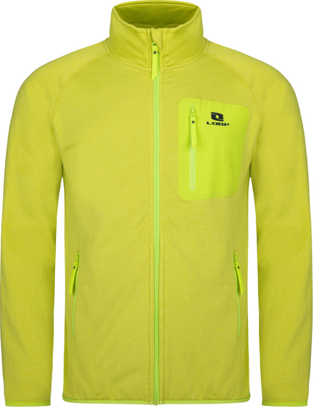 Pánská mikina LOAP Motol světle zelená Velikost: M