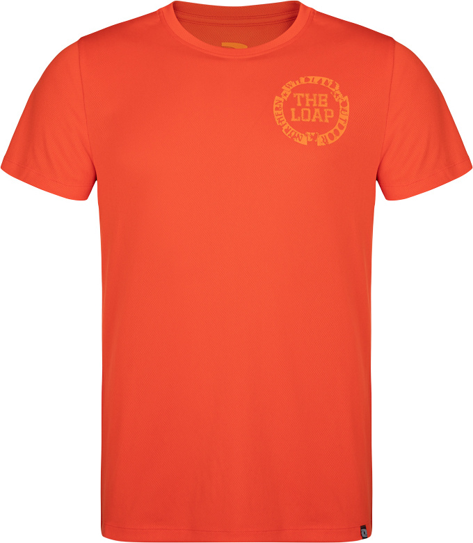 Pánské funkční triko LOAP Muslan oranžová Velikost: S