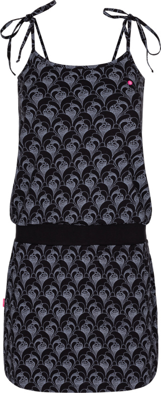 Dámské bavlněné šaty LOAP Bazuka Černá Velikost: XS