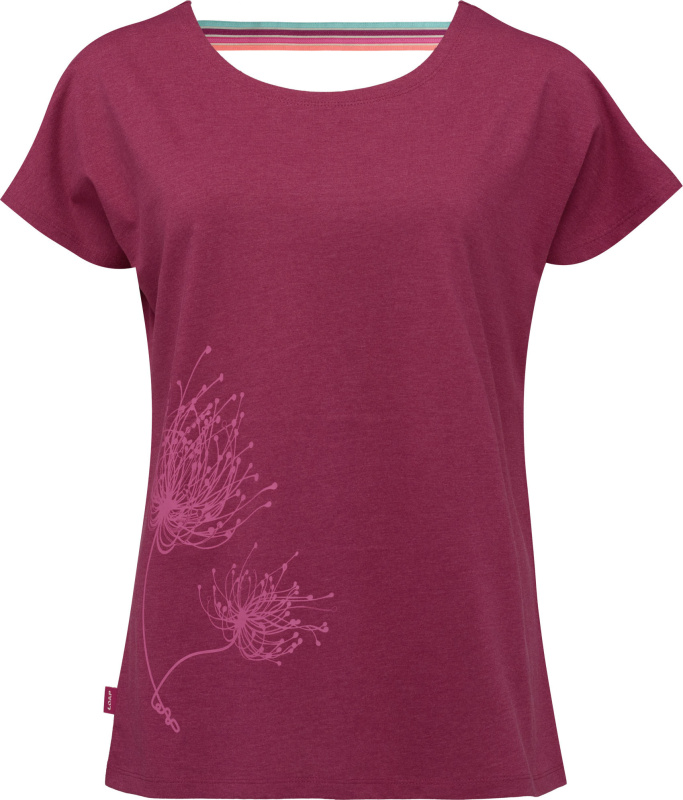 Dámské bavlněné tričko LOAP Aumara růžové Velikost: XS