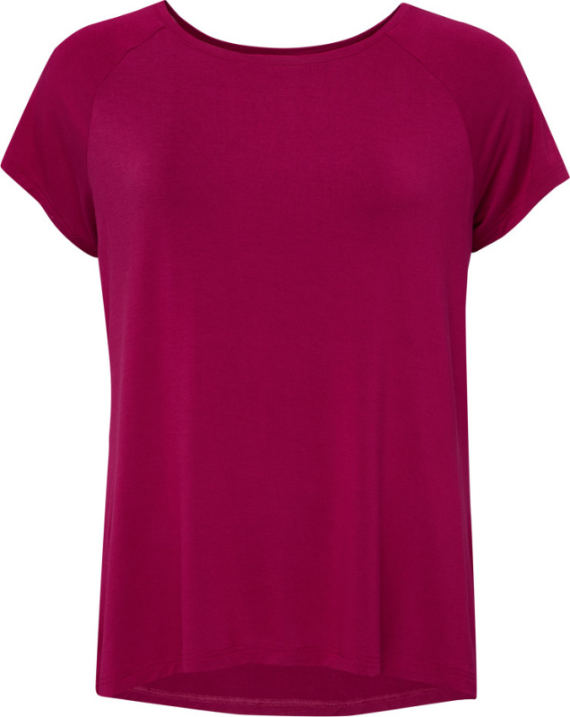 Dámské bambusové tričko LOAP Brulla červené Velikost: XXL