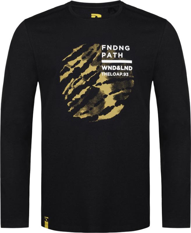 Pánské bavlněné triko LOAP Aldar černá Velikost: XL