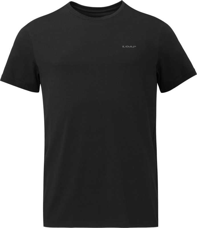 Pánské bavlněné tričko LOAP Alos černé Velikost: XXL