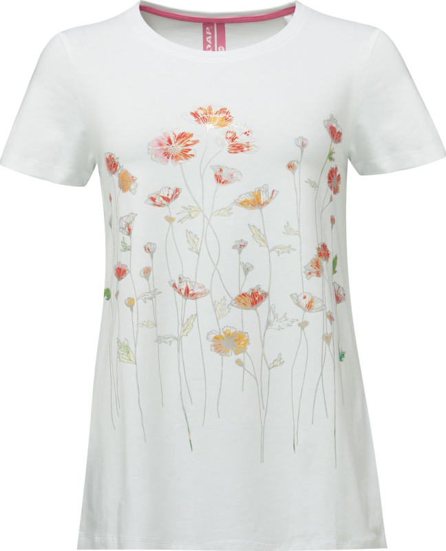 Dámské bavlněné tričko LOAP Abonie bílé Velikost: M