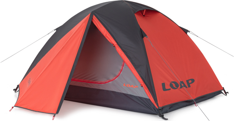 Outdoorový stan LOAP Tempra 2 Oranžová/Šedá Velikost: os