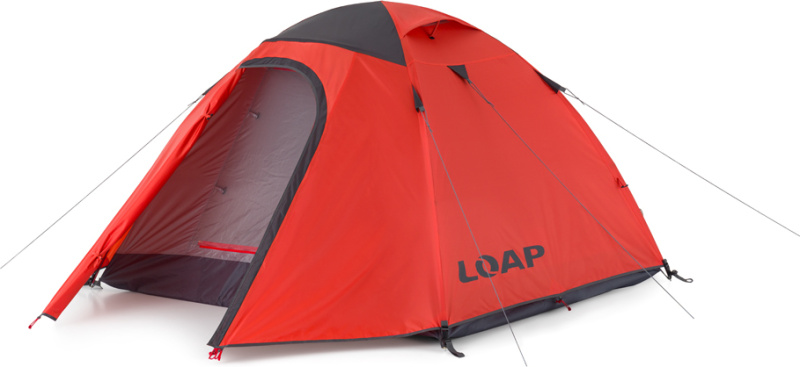 Outdoorový stan LOAP Granite 3 Oranžová/Šedá Velikost: os