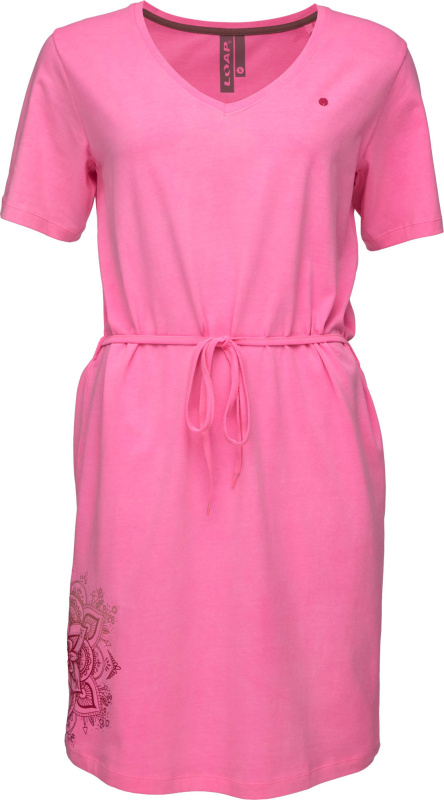 Dámské bavlněné šaty LOAP Abzoka růžové Velikost: S