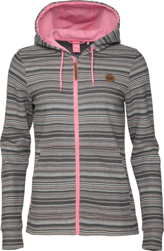 Dámská bavlněná mikina LOAP Ecula šedá Velikost: XS