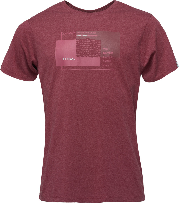 Pánské tričko LOAP Bohem červené Velikost: M