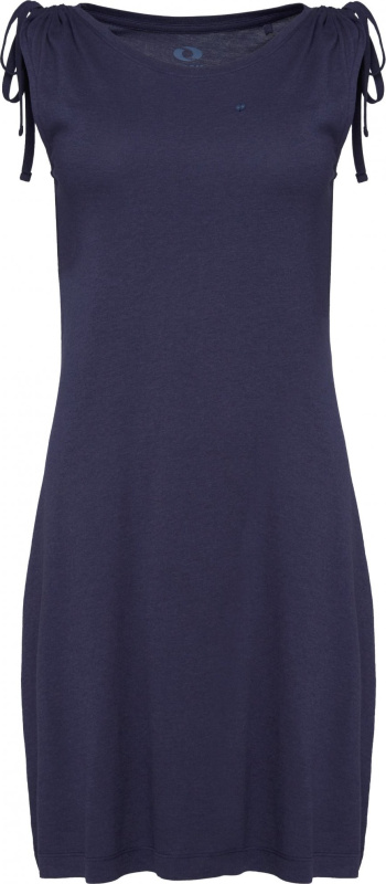 Dámské bavlněné šaty LOAP Asanura tmavě modrá Velikost: L