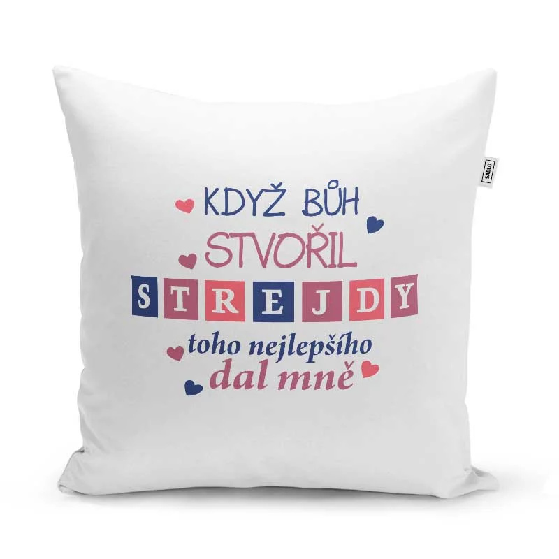 Sablio Polštář Když Bůh stvořil strejdy: 40x40 cm