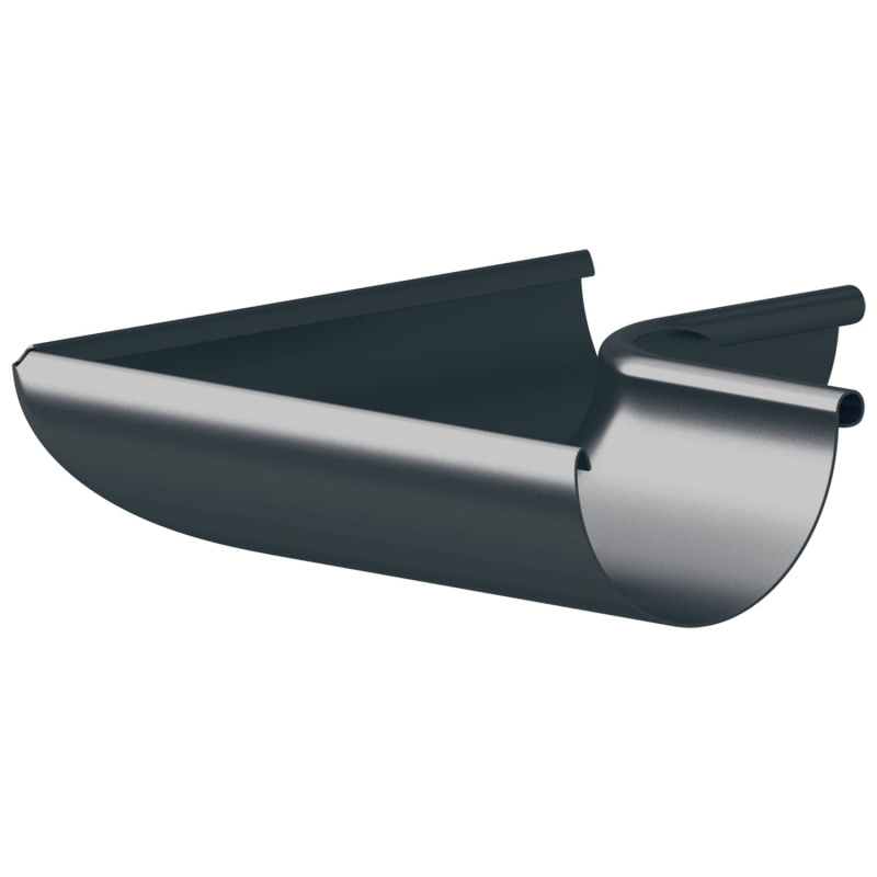 COVERNIT Roh žlabu 250/80 vnitřní antracitově šedý RAL 7016, 250 mm