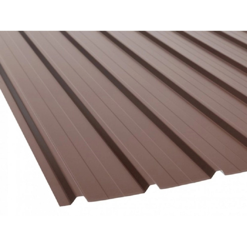 COVERNIT Trapézový plech T12 hnědá RAL 8017, 1000 x 910 mm