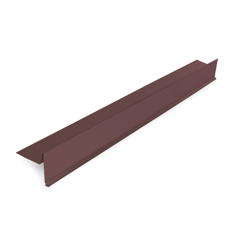 COVERNIT Štítové lemování bez vodní drážky UNI, RAL 8017 hnědé 1200 mm