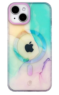 COVEREON COLOR INK MagSafe kryt pro iPhone 12/12 PRO - Rainbow