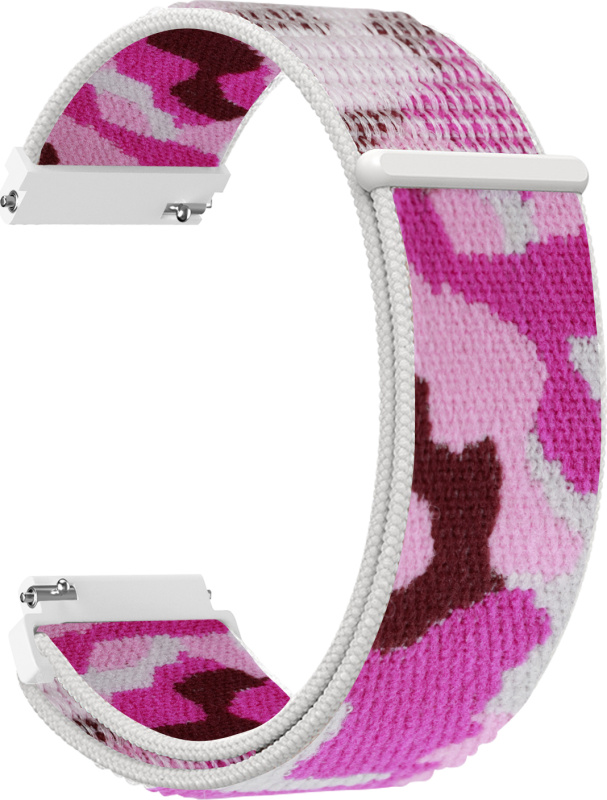 Nylonový řemínek kamufláž 20mm Barevná varianta: Fialová kamufláž