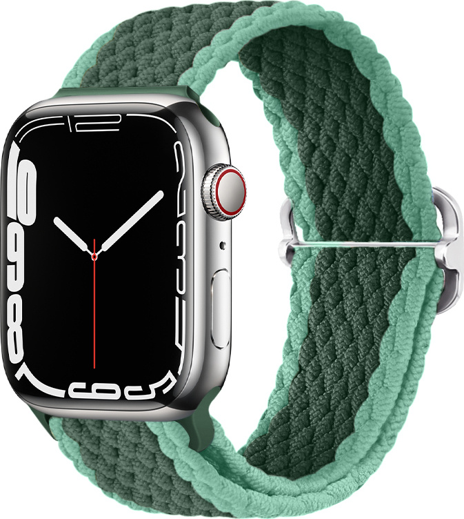 Pletený řemínek se sponou pro Apple Watch 42/44/45/46/49mm Barevná varianta: Tyrkysovo-zelený