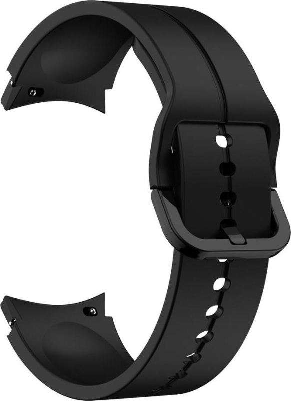 Jednobarevný řemínek s plastovou přezkou pro Samsung Galaxy watch 4/ 4 Classic/4 Classic Lite/ 5 / 5 PRO Barevná varianta: Černý