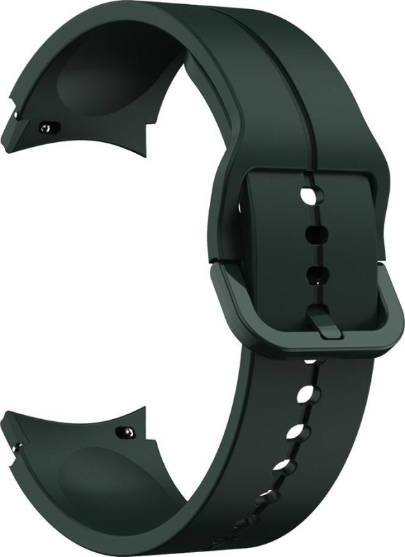 Jednobarevný řemínek s plastovou přezkou pro Samsung Galaxy watch 4/ 4 Classic/4 Classic Lite/ 5 / 5 PRO Barevná varianta: Tmavě zelený