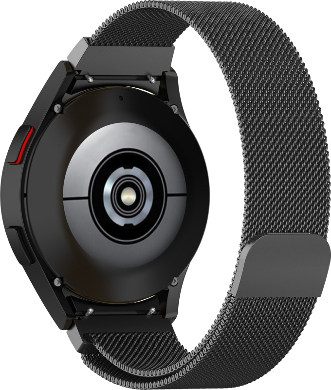 Milánský tah pro Samsung Galaxy Watch 4/5/6 Barevná varianta: Černý