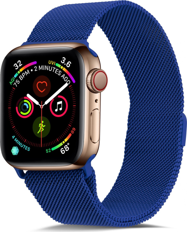 Milánský tah magnetický pro Apple Watch 42/44/45/46/49mm Barevná varianta: Modrá
