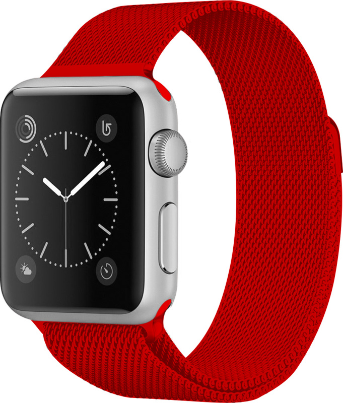 Milánský tah magnetický pro Apple Watch 38/40/41/42(S10)mm Barevná varianta: Červená