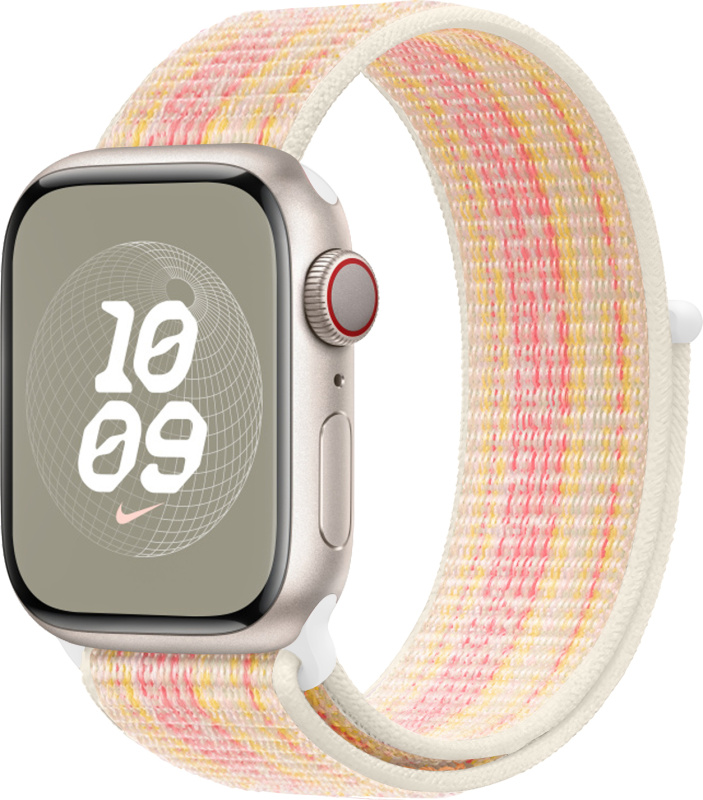 Nylonový řemínek pro Apple Watch 38/40/41/42(S10)mm Barevná varianta: Žluto-béžovo-růžová