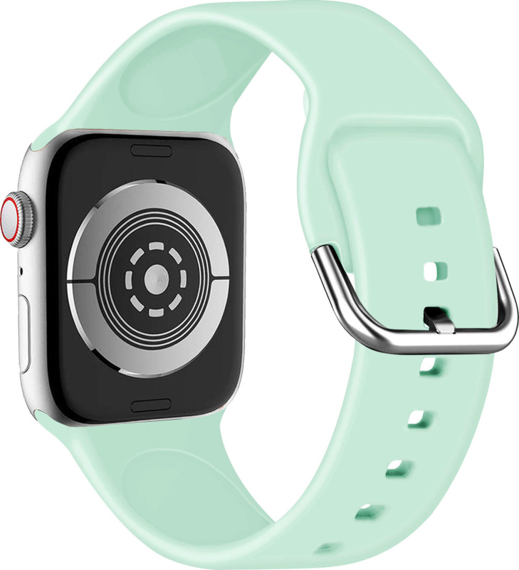 Jednobarevný řemínek s přezkou pro Apple Watch 38/40/41/42(S10)mm Barva náramku: Tyrkysová