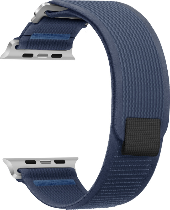 Nylonový řemínek se stahovacím poutkem a sponou pro Apple Watch 38/40/41/42(S10)mm Barva: Tmavě modrá