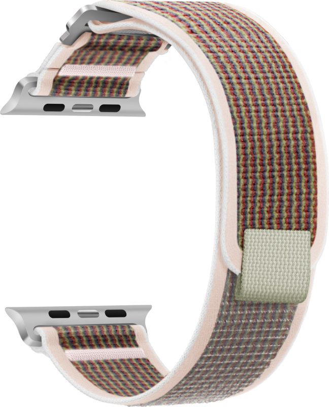 Nylonový řemínek se stahovacím poutkem a sponou pro Apple Watch 42/44/45/46/49mm Barva: Růžová