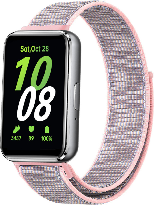 Nylonový řemínek pro Samsung Galaxy Fit 3 Barevná varianta: Pískově růžový