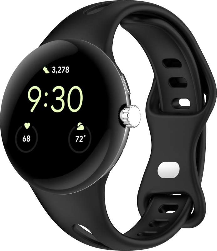 Jednobarevný náhradní řemínek Google Pixel Watch Barva náramku: Černá